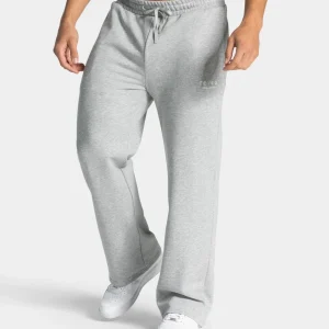 Lifting Journey Straight Leg Jogger "Hellgrau Meliert"